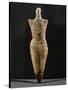 Female Statuette, Neolithic Idol, Terracotta, from Cucuteni, Romania-null-Stretched Canvas