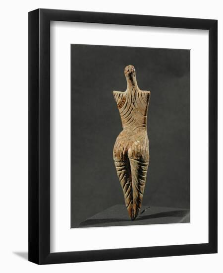 Female Statuette, Reverse Side-null-Framed Giclee Print