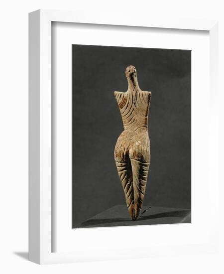 Female Statuette, Reverse Side-null-Framed Giclee Print