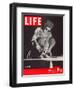 Female Steel Worker During WWII, August 9, 1943-Margaret Bourke-White-Framed Photographic Print