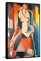 Female Structure-Enrico Prampolini-Framed Stretched Canvas