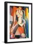 Female Structure-Enrico Prampolini-Framed Giclee Print