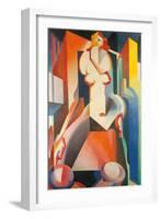 Female Structure-Enrico Prampolini-Framed Giclee Print