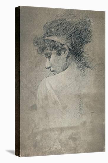 'Female Study', c1895, (1897)-Robert Fowler-Stretched Canvas