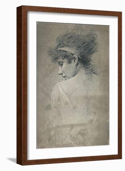 'Female Study', c1895, (1897)-Robert Fowler-Framed Giclee Print