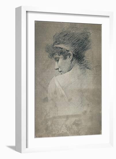 'Female Study', c1895, (1897)-Robert Fowler-Framed Giclee Print