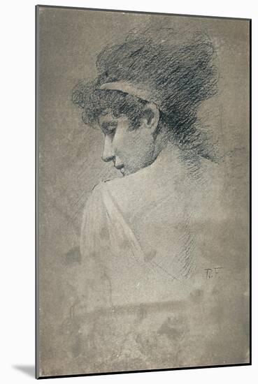 'Female Study', c1895, (1897)-Robert Fowler-Mounted Giclee Print