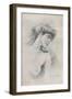 'Female Study', c1895, (1897)-Robert Fowler-Framed Giclee Print