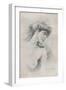 'Female Study', c1895, (1897)-Robert Fowler-Framed Giclee Print