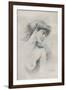 'Female Study', c1895, (1897)-Robert Fowler-Framed Giclee Print