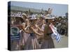 Female Supporters of Democratic Presidential Candidate John F. Kennedy, Called "Kennedy Cuties"-Hank Walker-Stretched Canvas