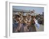 Female Supporters of Democratic Presidential Candidate John F. Kennedy, Called "Kennedy Cuties"-Hank Walker-Framed Photographic Print