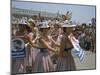 Female Supporters of Democratic Presidential Candidate John F. Kennedy, Called "Kennedy Cuties"-Hank Walker-Mounted Photographic Print