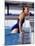 Female Swimmer Climbing Out of the Pool-null-Mounted Photographic Print