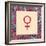 Female Symbol - Feminism-Swedish Marble-Framed Art Print