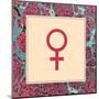 Female Symbol - Feminism-Swedish Marble-Mounted Art Print