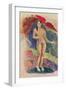 Female Tahitian Nude-Paul Gauguin-Framed Giclee Print