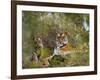 Female Tiger, with Four-Month-Old Cub, Bandhavgarh National Park, India-Tony Heald-Framed Photographic Print