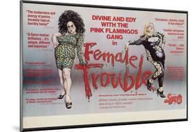 Female Trouble, Divine, Edith Massey, 1974-null-Mounted Art Print