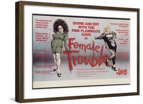 Female Trouble, Divine, Edith Massey, 1974-null-Framed Art Print