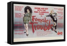 Female Trouble, Divine, Edith Massey, 1974-null-Framed Stretched Canvas