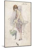 Female Type after Bath-null-Mounted Art Print