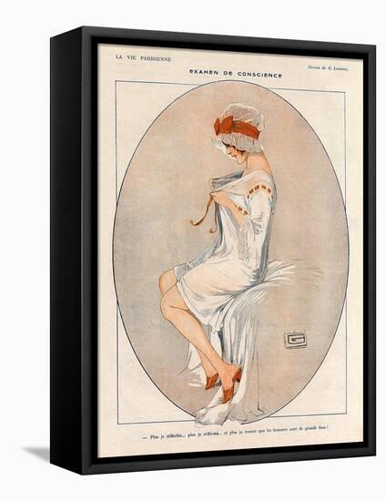 Female Type, Cynical 1917-G Leonnec-Framed Stretched Canvas
