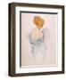 Female Type, Fan C1915-Ernst Ludwig Kirchner-Framed Art Print