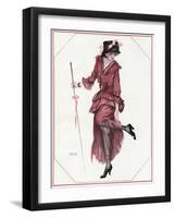 Female Type, Flirt 1914-Ernst Ludwig Kirchner-Framed Art Print