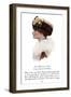 Female Type in Hat 1911-null-Framed Art Print