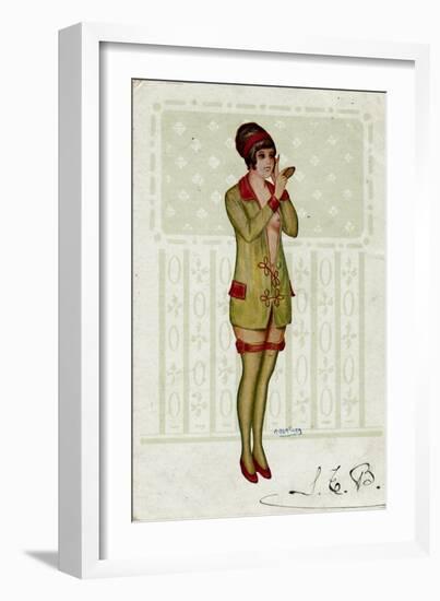 Female Type, Italian-A Bertiglia-Framed Art Print