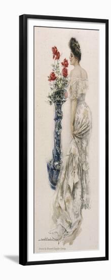 Female Type, Lacy Dress-Howard Chandler Christy-Framed Art Print