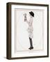 Female Type, May Flowers-Ernst Ludwig Kirchner-Framed Art Print