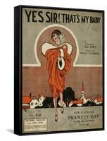 Female Type, My Baby 1925-null-Framed Stretched Canvas