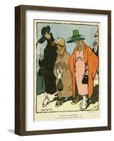 Female Types, 3 by Sea-Gus Bofa-Framed Art Print