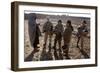 Female U.S. Marines on Patrol, with a Local Afghan Man in Helmand Province, 2010-null-Framed Photo