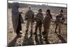 Female U.S. Marines on Patrol, with a Local Afghan Man in Helmand Province, 2010-null-Mounted Photo