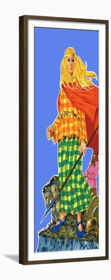 Female Warrior-Richard Hook-Framed Giclee Print