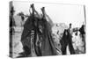 Female Water Carriers, Amarah, Iraq, 1917-1919-null-Stretched Canvas