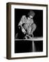 Female Welder at Work in a Steel Mill, Replacing Men Called to Duty During World War II-Margaret Bourke-White-Framed Photographic Print