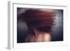 Female with Red Curly Hair-Luis Beltran-Framed Photographic Print