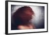 Female with Red Curly Hair-Luis Beltran-Framed Photographic Print