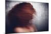 Female with Red Curly Hair-Luis Beltran-Mounted Photographic Print