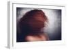 Female with Red Curly Hair-Luis Beltran-Framed Photographic Print