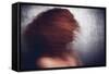 Female with Red Curly Hair-Luis Beltran-Framed Stretched Canvas