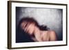 Female with Red Curly Hair-Luis Beltran-Framed Photographic Print