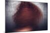 Female with Red Curly Hair-Luis Beltran-Mounted Photographic Print