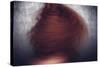 Female with Red Curly Hair-Luis Beltran-Stretched Canvas