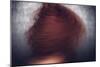 Female with Red Curly Hair-Luis Beltran-Mounted Photographic Print