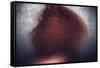 Female with Red Curly Hair-Luis Beltran-Framed Stretched Canvas